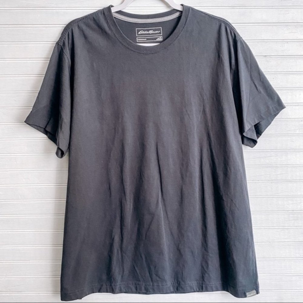Eddie Bauer Short Sleeve Crew Neck Tee Grey Size XL